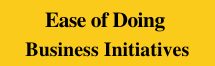 Ease of Doing Business Initiatives